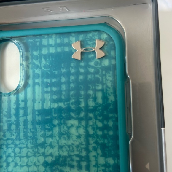 Under Armour UA Verge Hard Case for iPhone X & iPhone Xs Ink Spot Teal/Sky Blue - Picture 5 of 8